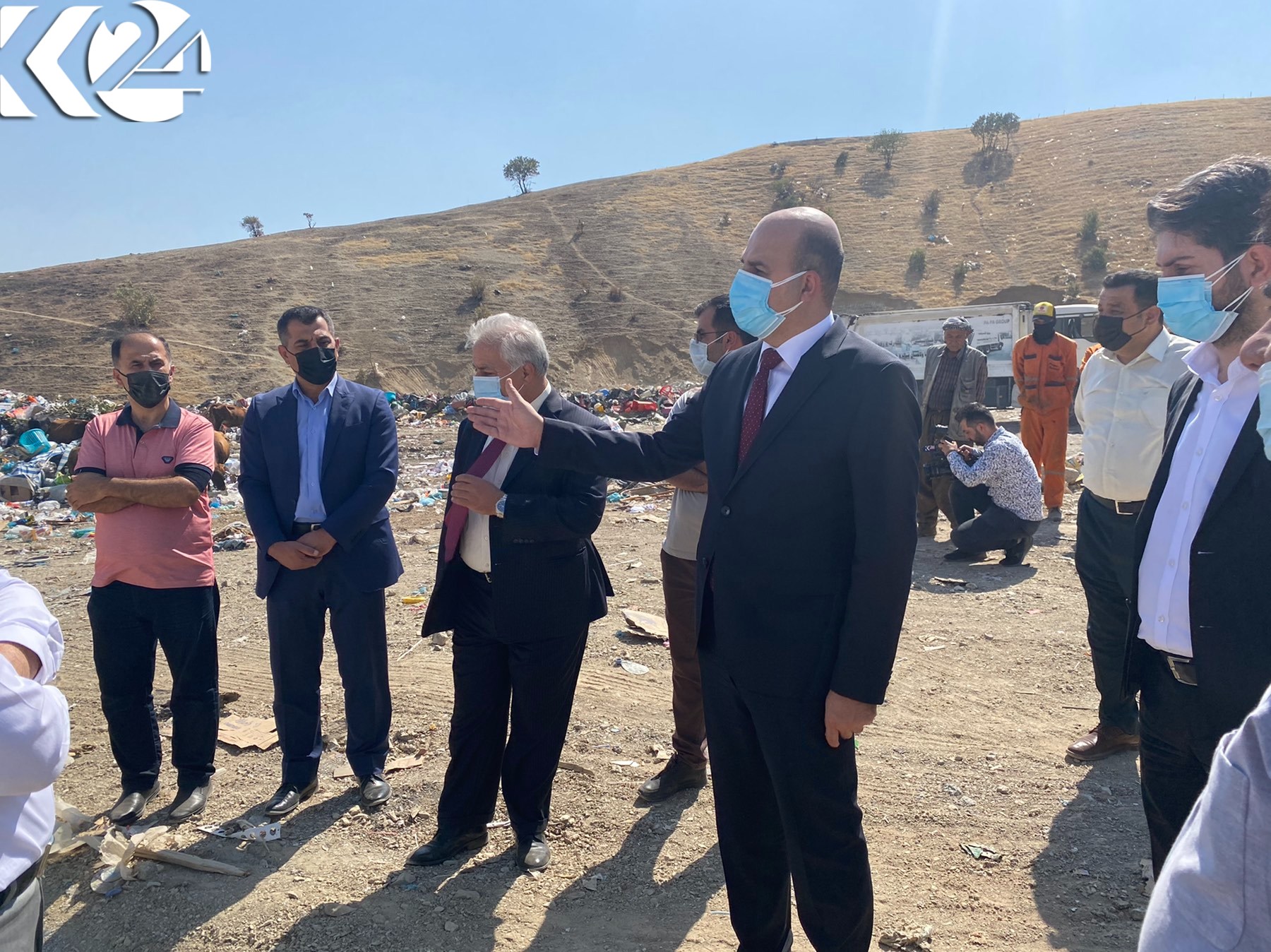  بەوێنە: چاودێریکردنی هەڵمەتی پاککردنەوەی رێگاکانی سنووری هەولێر